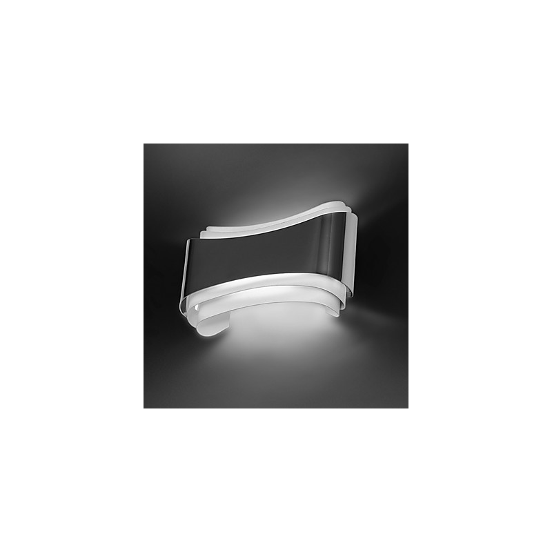 Applique da parete LED integrato cromata 5W luce ambientale