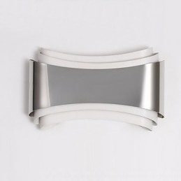 Applique da parete LED integrato cromata 5W luce ambientale