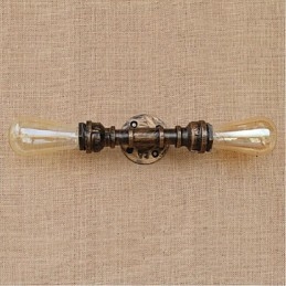 Applique da parete decorativa piccola con tubo dell'acqua semplice Nostalgia