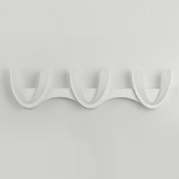 Applique da parete moderna contemporanea con finitura pittura e luce ambientale LED integrato 70 cm