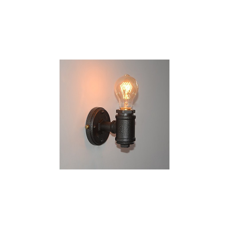 Applique da parete rustica classica tradizionale stile country mini con luce ambientale