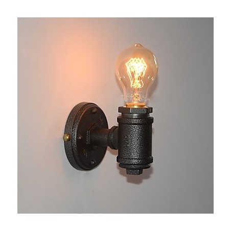 Applique da parete rustica classica tradizionale stile country mini con luce ambientale