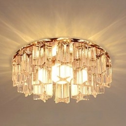 Plafoniera a filo in cristallo CreativeTube SMD 3 lampadine