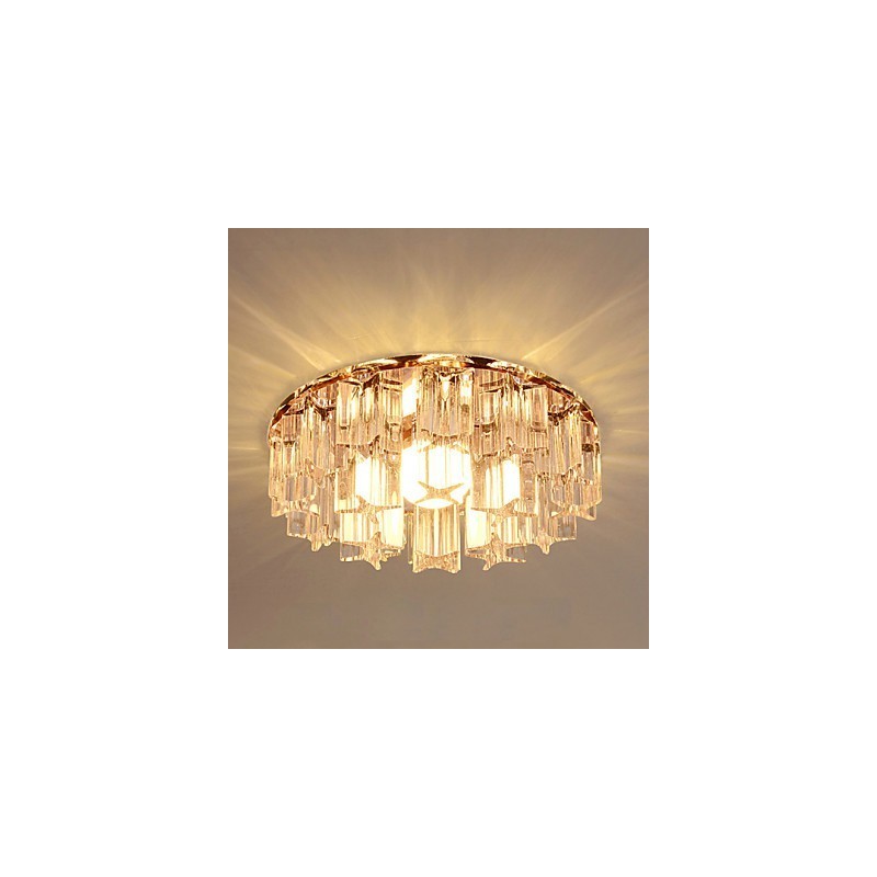 Plafoniera a filo in cristallo CreativeTube SMD 3 lampadine