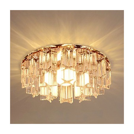 Plafoniera a filo in cristallo CreativeTube SMD 3 lampadine