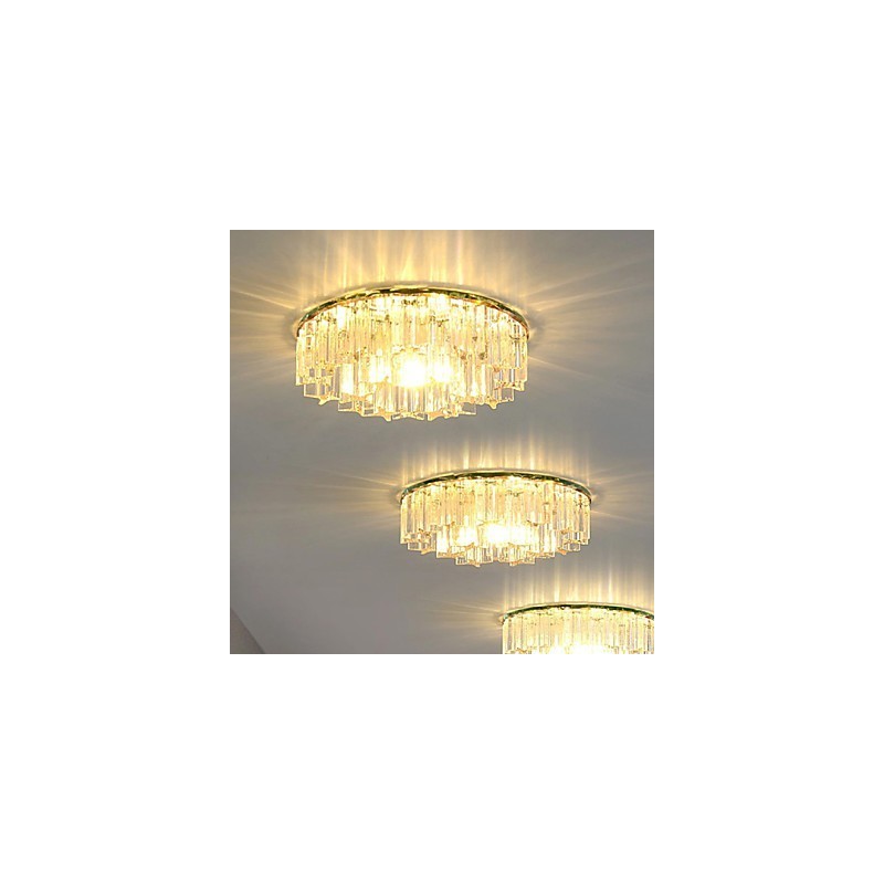 Plafoniera a filo in cristallo CreativeTube SMD 3 lampadine