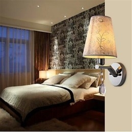 Applique da parete moderna in argento con cristalli e lampadina LED E14