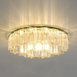 Plafoniera a filo in cristallo CreativeTube SMD 3 lampadine