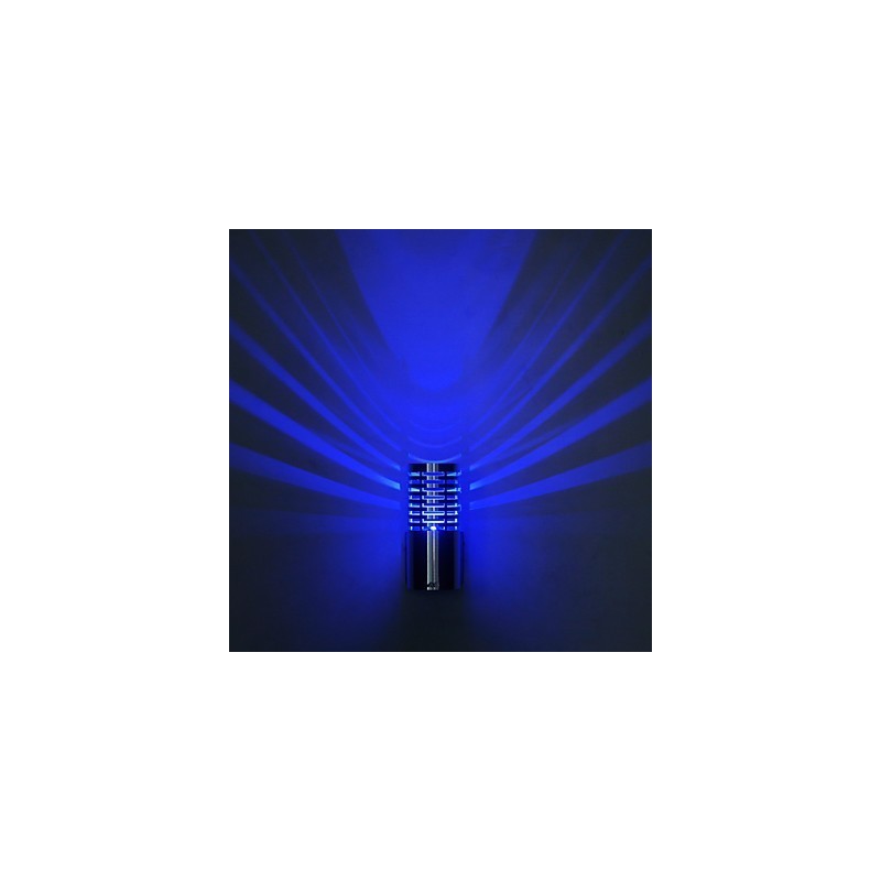 Applique da parete moderna contemporanea mini lampadina LED integrato finitura in ossido nero