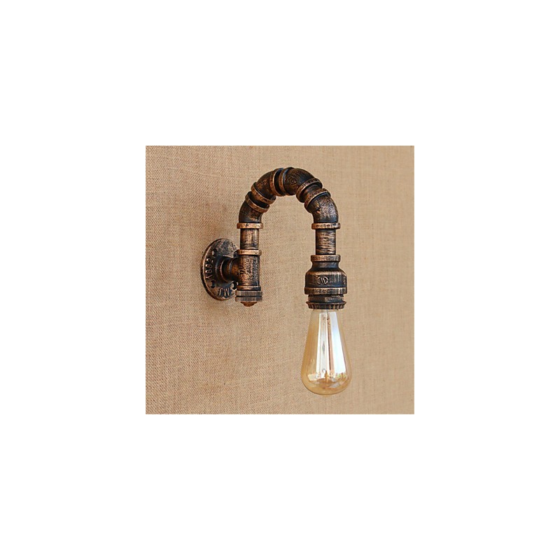 Applique da parete rustica/Lodge con luce ambientale, finitura pitturata, E27 40 W