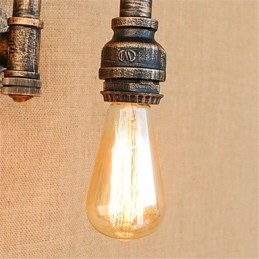 Applique da parete rustica/Lodge con luce ambientale, finitura pitturata, E27 40 W