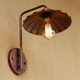 Applique da parete in ferro semplice per camera da letto moderna retrò