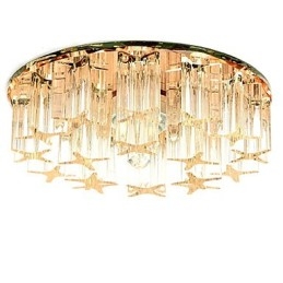 Plafoniera a filo in cristallo CreativeTube SMD 3 lampadine