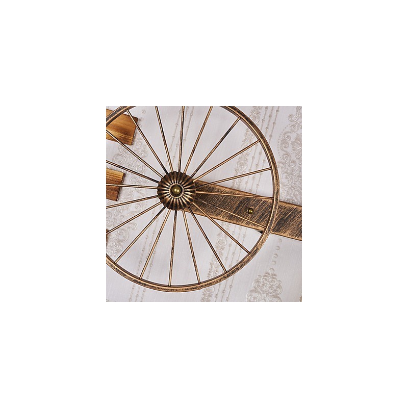 Applique da parete rustica Lodge Mini uplight pitturata E26/E27 55 x 30 cm