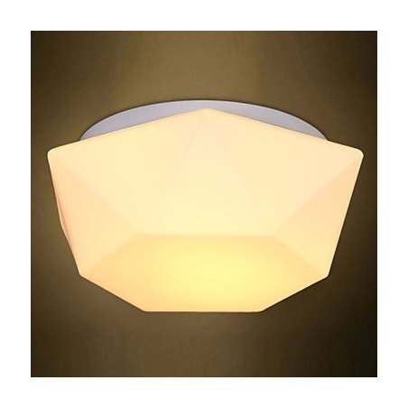 Lampada a sospensione in vetro con diamante bianco creativa