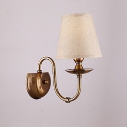 Applique da parete classica elettroplaccata con protezione occhi E14 40 W