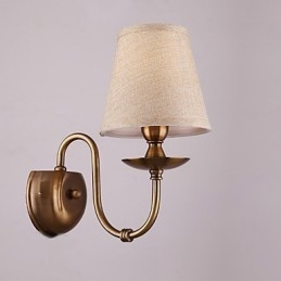 Applique da parete classica elettroplaccata con protezione occhi E14 40 W