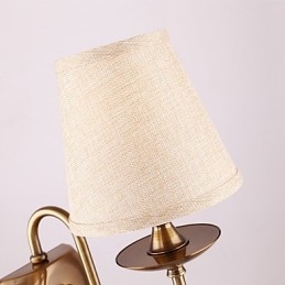 Applique da parete classica elettroplaccata con protezione occhi E14 40 W