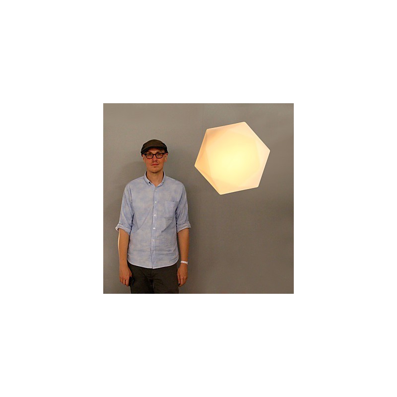 Lampada a sospensione in vetro con diamante bianco creativa