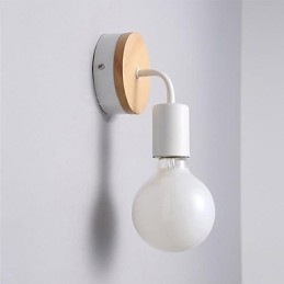 Applique da parete moderna contemporanea con finitura pitturata e luce ambientale