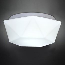 Lampada a sospensione in vetro con diamante bianco creativa