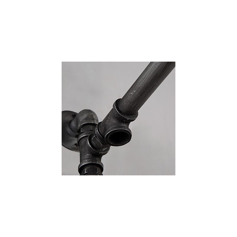 Applique da parete vintage industriale con interruttore, 1 luce, finitura verniciata