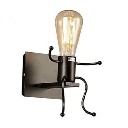 Applique da parete moderna contemporanea rustico/lodge mini pittura E27