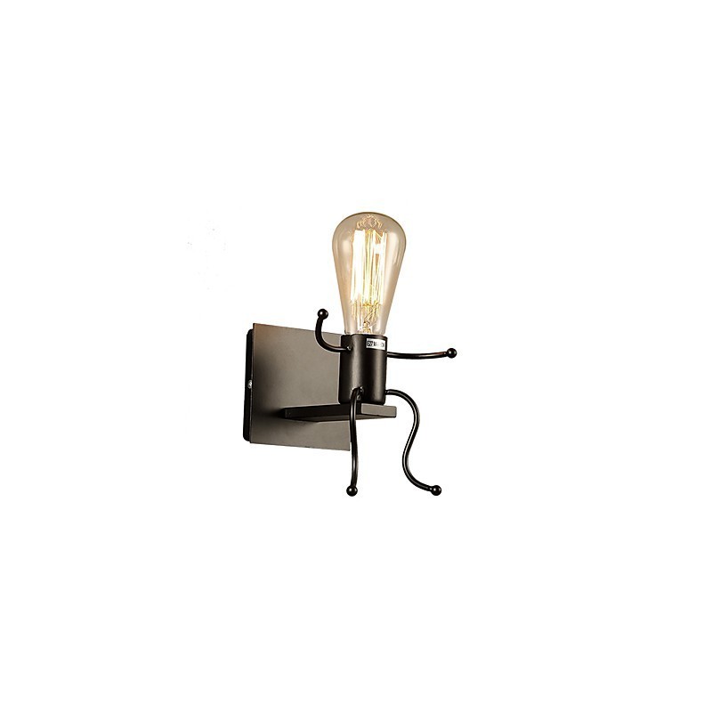 Applique da parete moderna contemporanea rustico/lodge mini pittura E27