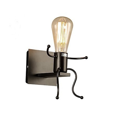 Applique da parete moderna contemporanea rustico/lodge mini pittura E27