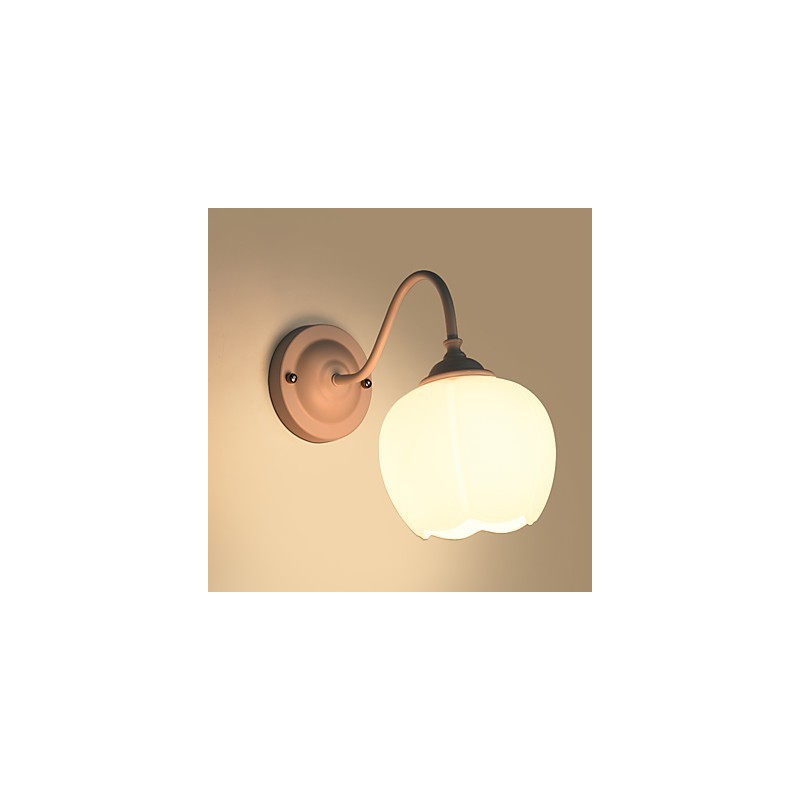 Applique da parete moderna contemporanea protezione occhi, luce verso il basso, finitura pittura, E27 60 W