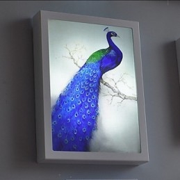 Applique da parete LED integrato moderna contemporanea, pittura, luce ambientale 30x5x40 cm