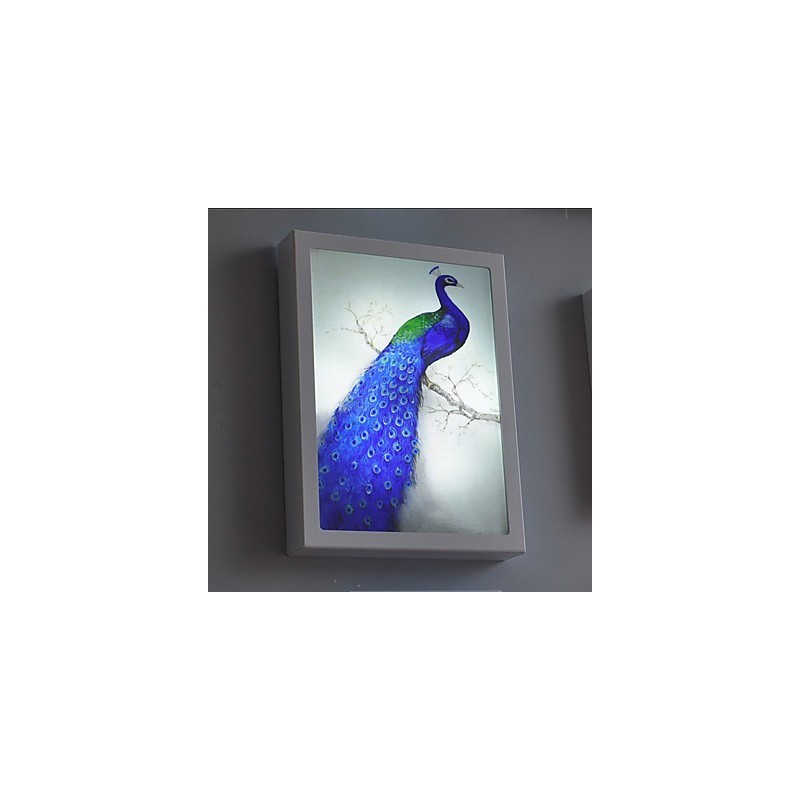Applique da parete LED integrato moderna contemporanea, pittura, luce ambientale 30x5x40 cm