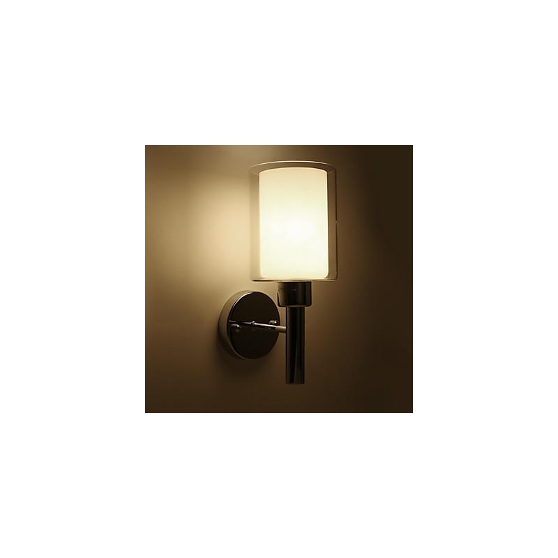 Applique da parete moderna contemporanea luce ambientale protezione occhi finitura pittura E27 60 W