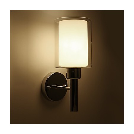 Applique da parete moderna contemporanea luce ambientale protezione occhi finitura pittura E27 60 W