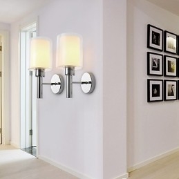 Applique da parete moderna contemporanea luce ambientale protezione occhi finitura pittura E27 60 W
