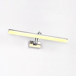 Applique da bagno moderna cromata con LED integrato 12 W