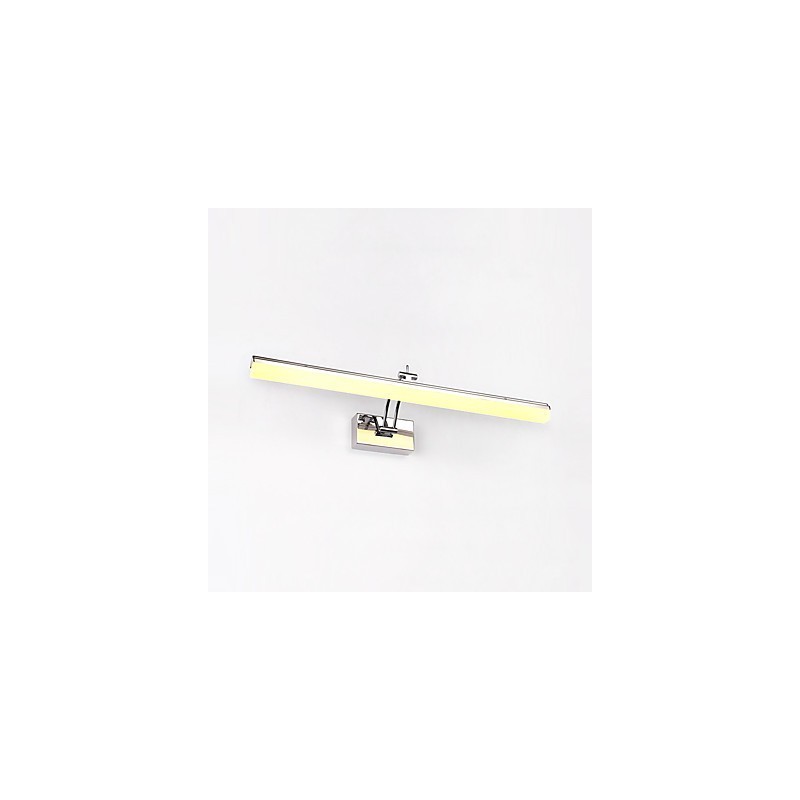 Applique da bagno moderna cromata con LED integrato 12 W