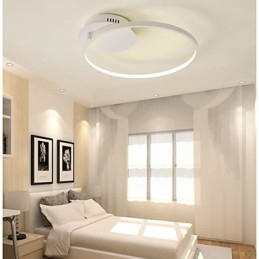Plafoniera a montaggio a filo LED 28W bianca moderna contemporanea