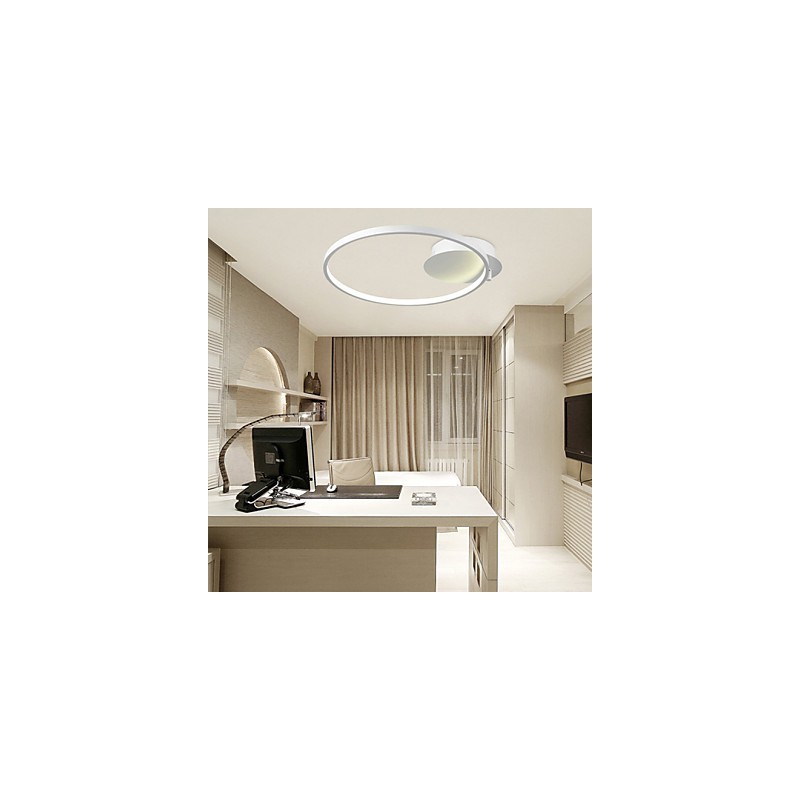Plafoniera a montaggio a filo LED 28W bianca moderna contemporanea