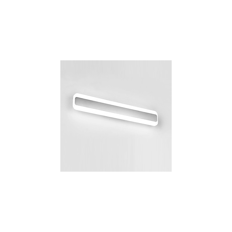 Applique da bagno moderna cromata con LED integrato 24 W