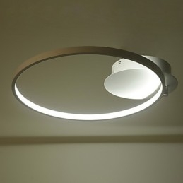Plafoniera a montaggio a filo LED 28W bianca moderna contemporanea