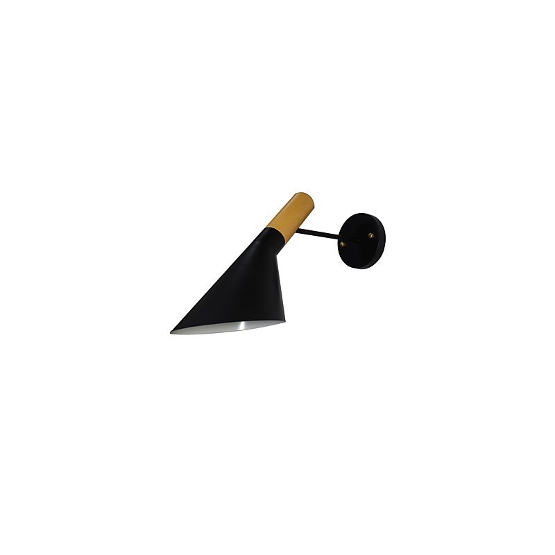 Applique da parete rustica tradizionale classica dipinta con downlight