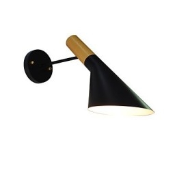 Applique da parete rustica tradizionale classica dipinta con downlight