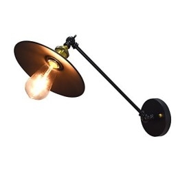 Applique da parete Buzz in metallo nero