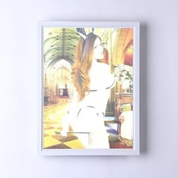 Applique da parete moderna contemporanea con luce ambientale e LED integrato 12 W