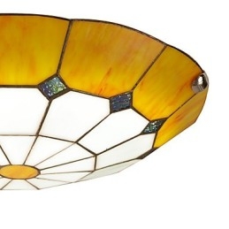 Plafoniera a filo romantica mediterranea diametro 50 cm