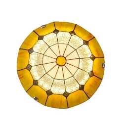 Plafoniera a filo romantica mediterranea diametro 50 cm