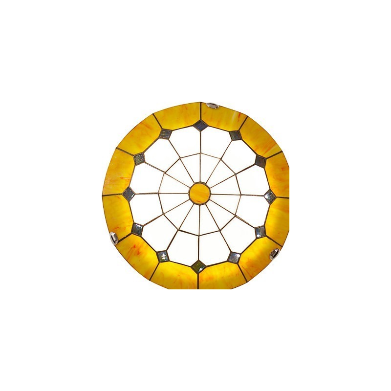 Plafoniera a filo romantica mediterranea diametro 50 cm