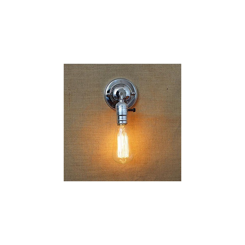 Applique da parete retrò mini con braccio oscillante e lampadina inclusa