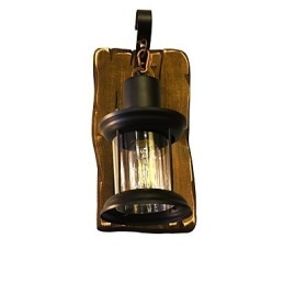 Applique da parete LED rustica classica verniciata con lampadina inclusa E27 4 W
